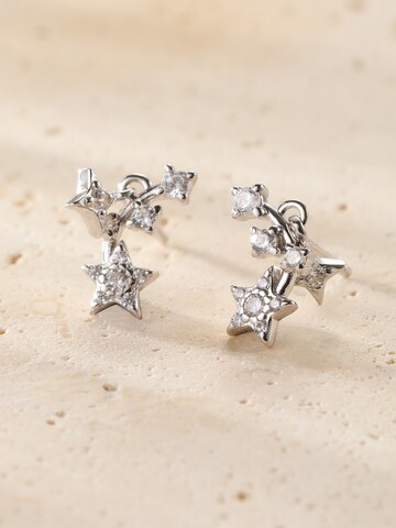 Hey Happiness Ohrringe 'Falling Star' in Silber