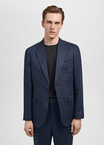 MANGO MAN Slim fit Suit Jacket 'Amalfi' in Blue: front