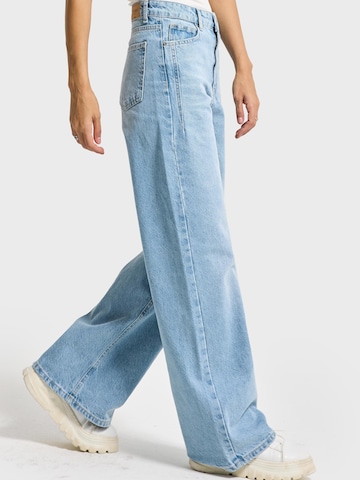 IT'S BASIC Wide leg Jeans 'Olea Wide High Rise Jeans' in Blue