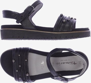 TAMARIS Sandalen 37 in Schwarz: predná strana