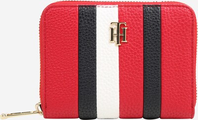 TOMMY HILFIGER Portemonnee 'ESSENCE' in de kleur Nachtblauw / Rood / Wit, Productweergave