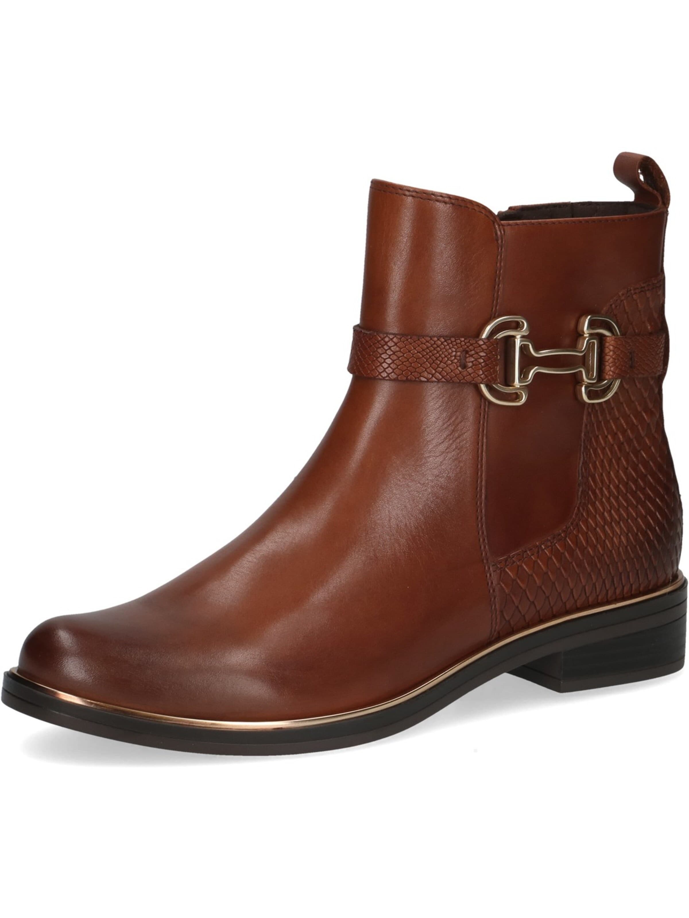 CAPRICE Chelsea Boots 'Caprice Stiefelette - Cognac Combi Leder' in 37,5 in Brown, Item view