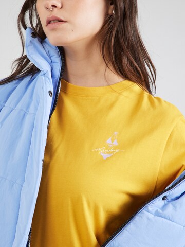 T-shirt 'STYLE FLORIS' MUSTANG en jaune