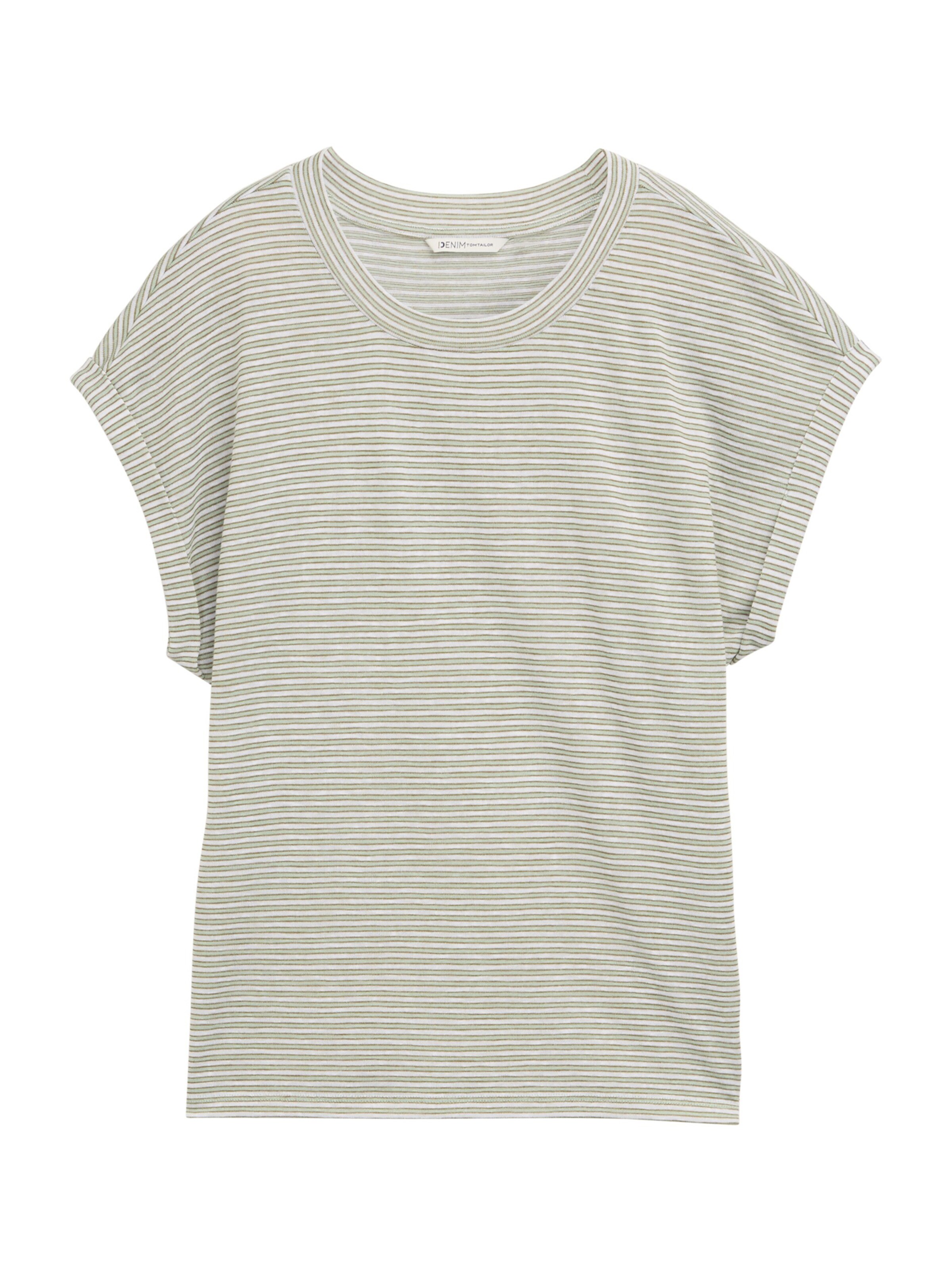 TOM TAILOR DENIM Shirt in Green: front