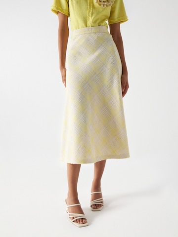 Jupe Salsa Jeans en jaune : devant