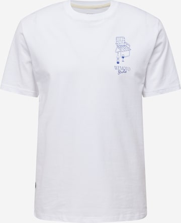 T-Shirt 'Blanc' Wemoto en blanc : devant