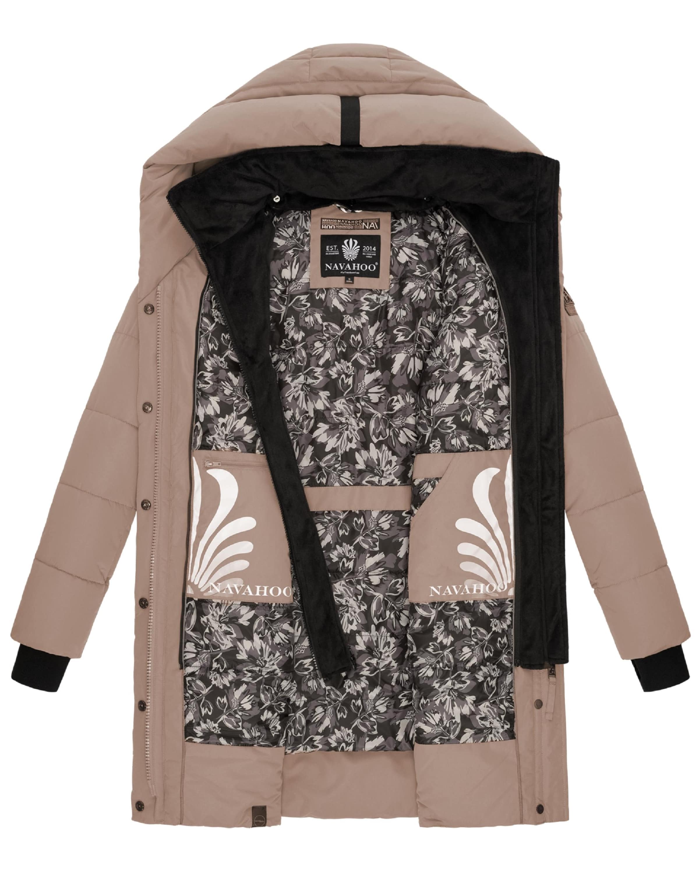 Palton de iarnă 'Knutschilein' de la NAVAHOO pe maro