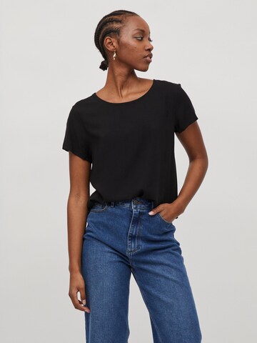 VILA - Blusa 'Paya' em preto: frente