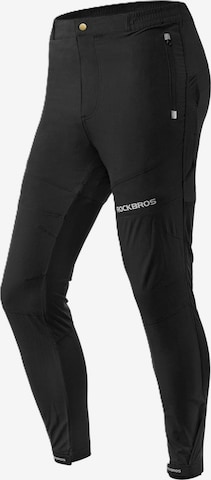 ROCKBROS Loosefit Sporthose 'Herren Radhose mit gepolsterte Rennrad kurzhose' in Schwarz: Vorderseite