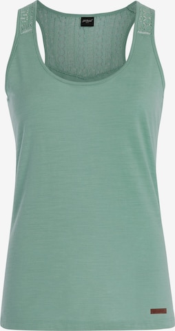 PROTEST Shirt 'PRTBECCLES' in Groen: voorkant