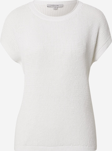 comma casual identity Sweater in White: front