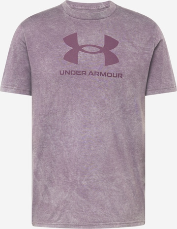UNDER ARMOUR Funkční tričko – fialová: přední strana