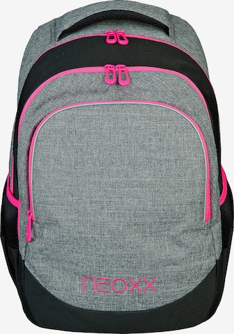 neoxx Backpack 'Fly Stay' in Grey: front