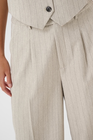 Kaffe Wide Leg Hose 'KAKaysa' in Grau