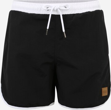 Urban Classics Board Shorts in Black: front