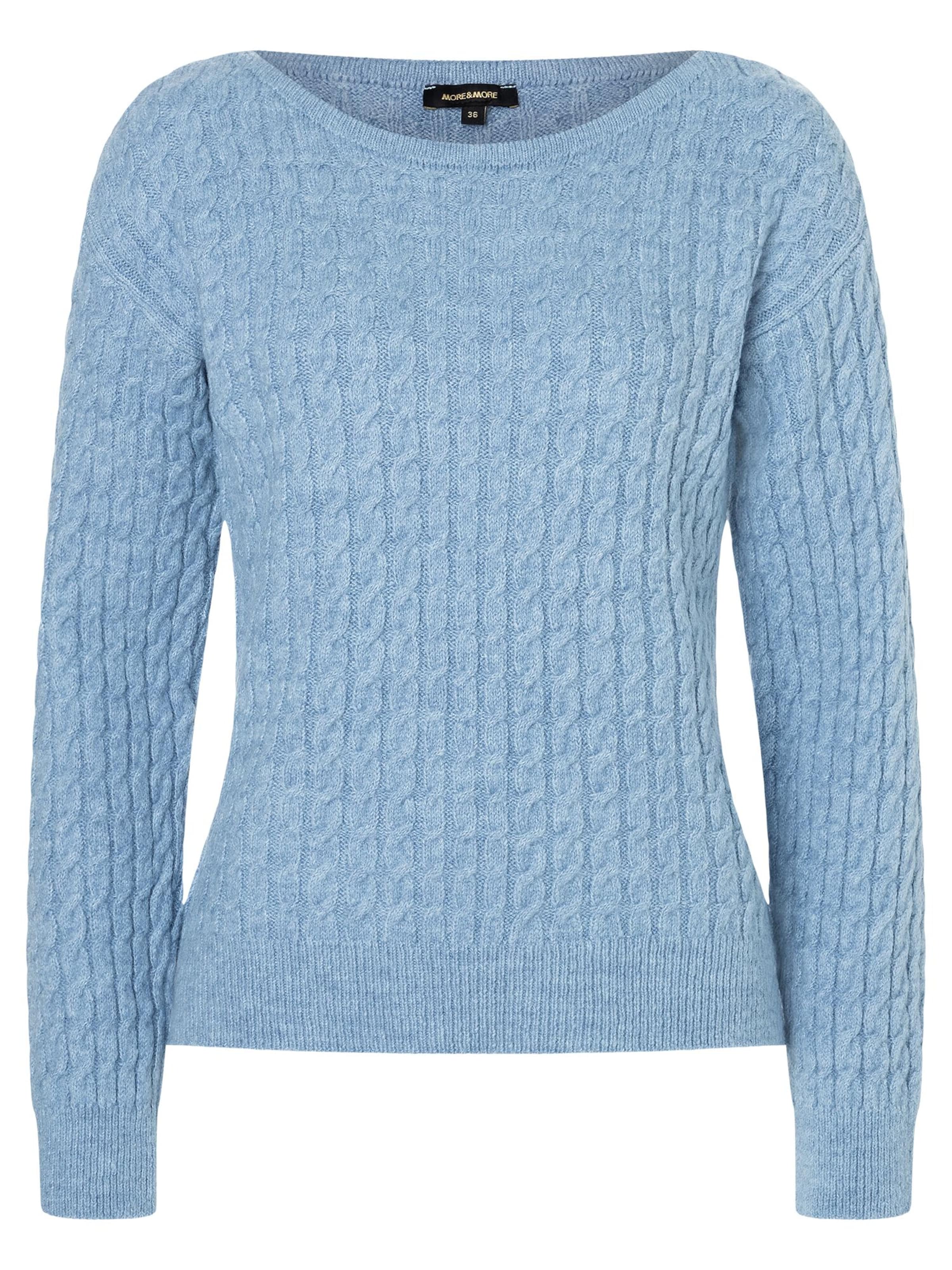 MORE & MORE Pullover in Blau: Vorderseite