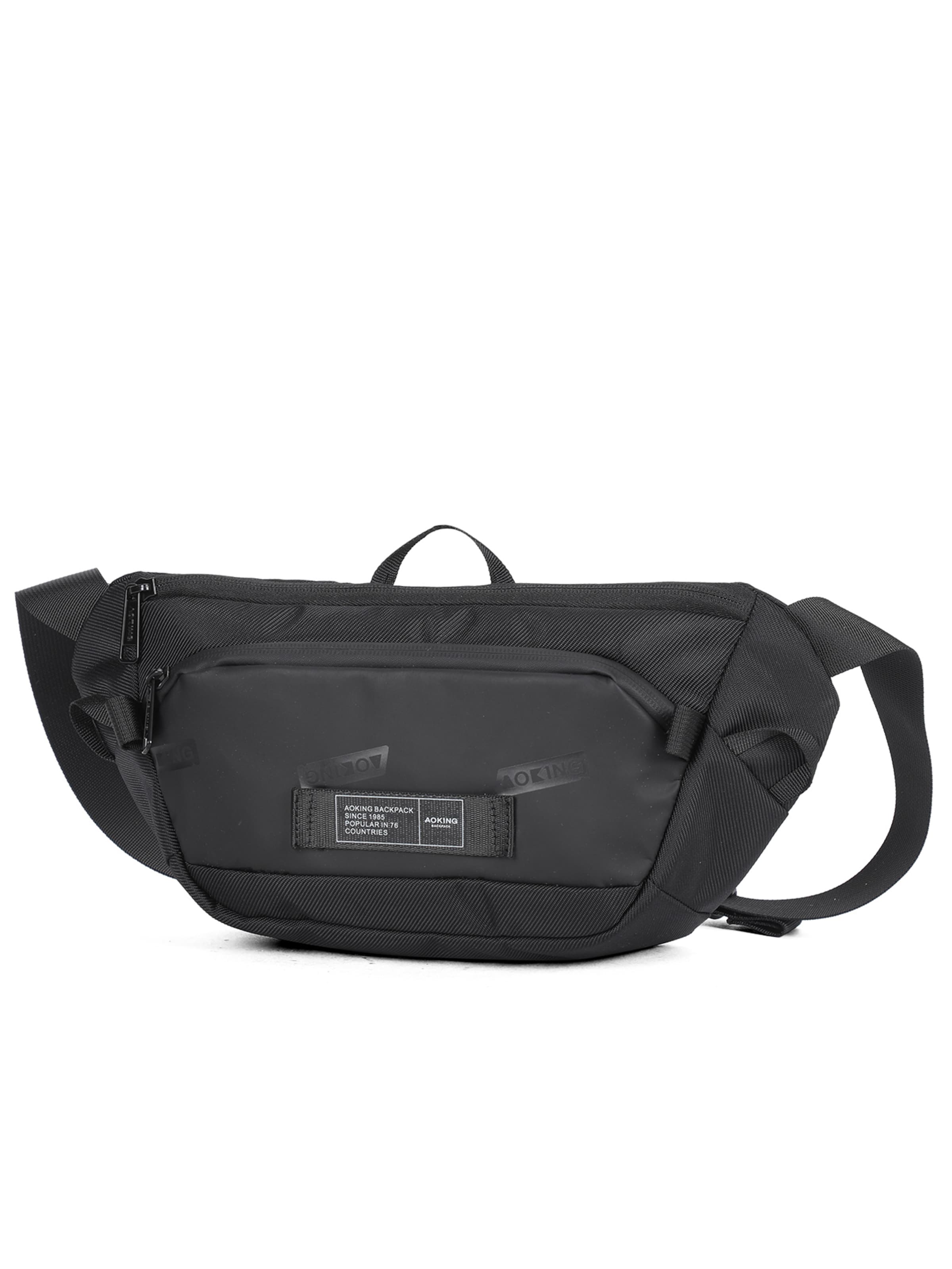 Sacs banane Aoking en noir : devant