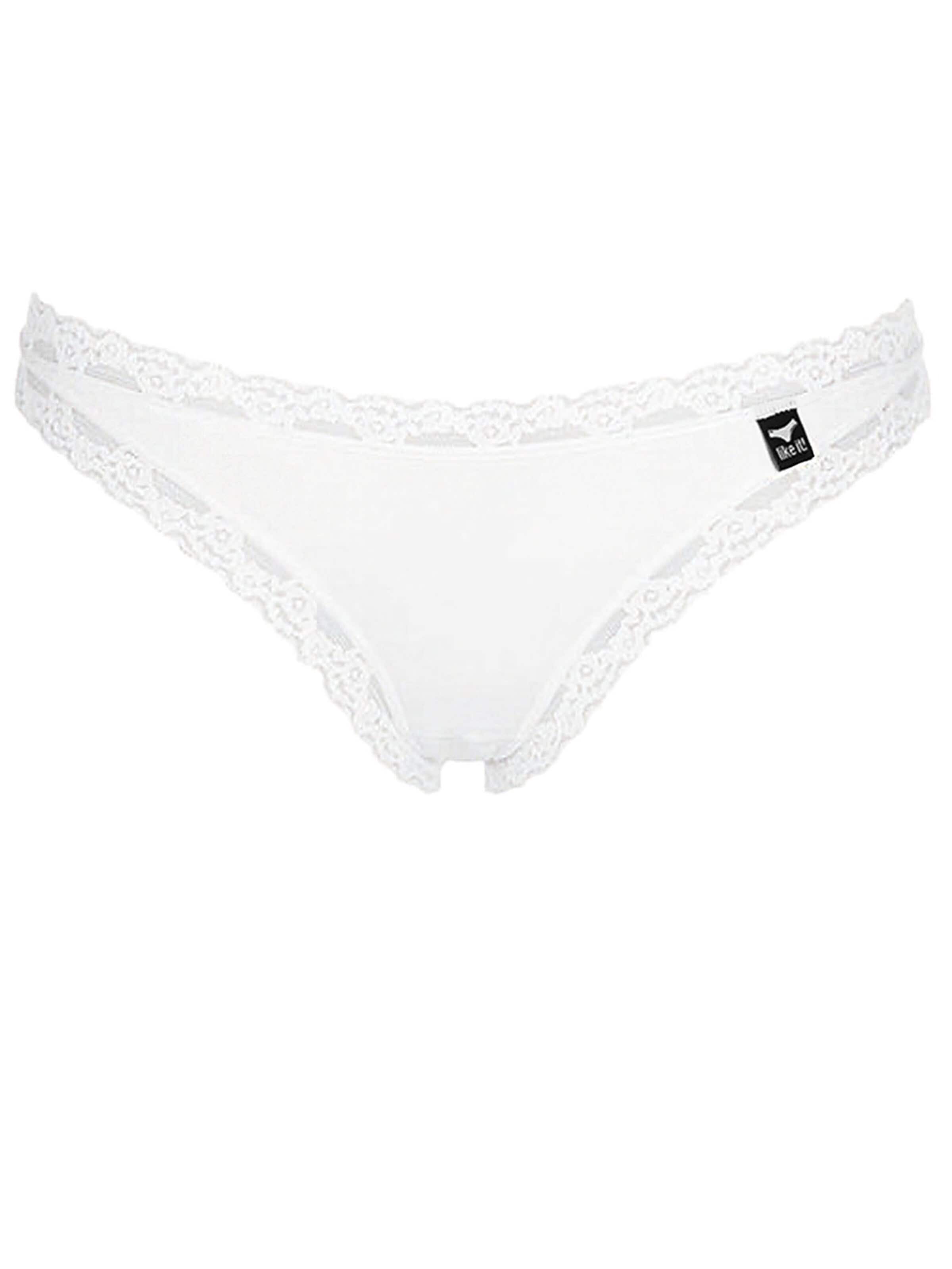 like it! Thong 'Olivia' in White