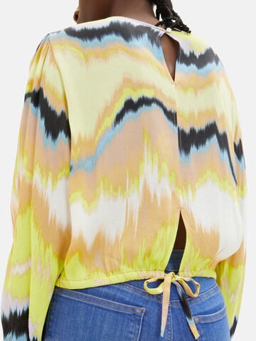 TOM TAILOR DENIM Blouse in Yellow