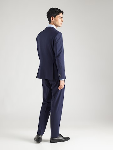 Coupe slim Costume Michael Kors en bleu : derrière