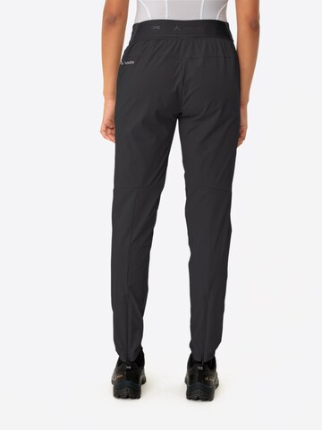 VAUDE Slimfit Outdoorbroek 'Scopi' in Zwart