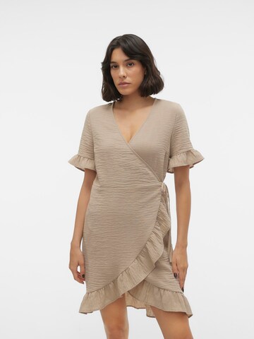 VERO MODA - Vestido 'CHRIS' en beige: frente