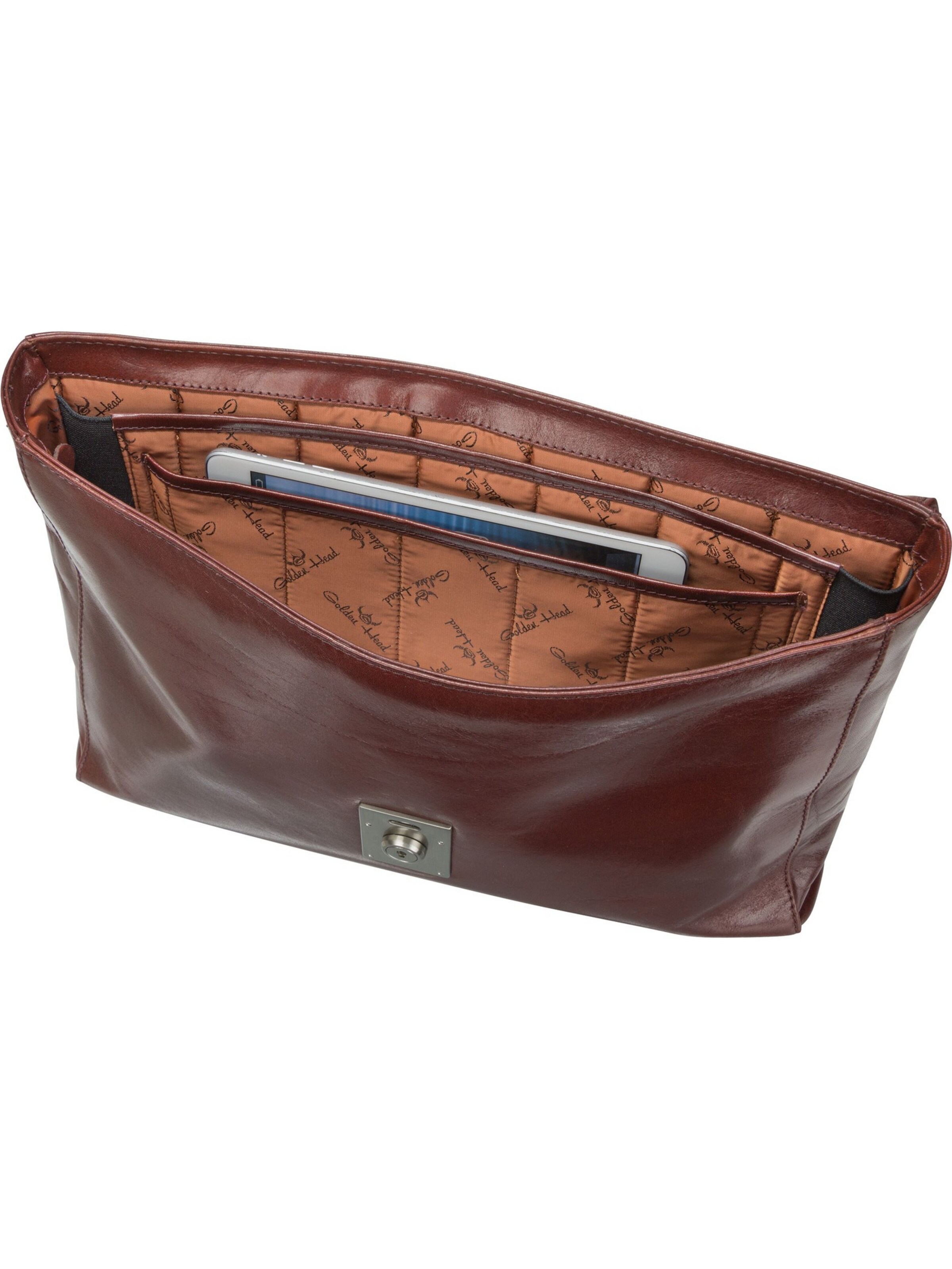 GOLDEN HEAD Document bag 'Colorado' in Brown