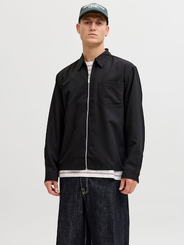 JACK & JONES Overgangsjakke i sort: forside