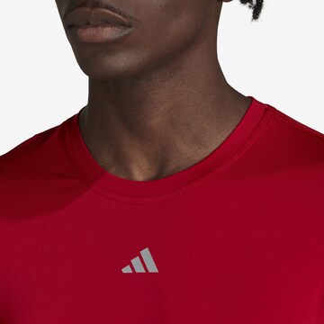 T-Shirt fonctionnel ADIDAS PERFORMANCE en rouge