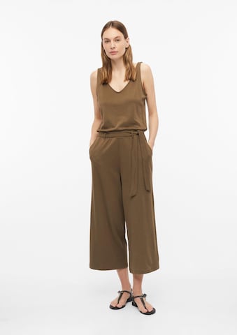 s.Oliver Jumpsuit in Bruin: voorkant