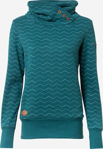 Ragwear Sweatshirt in Green: front