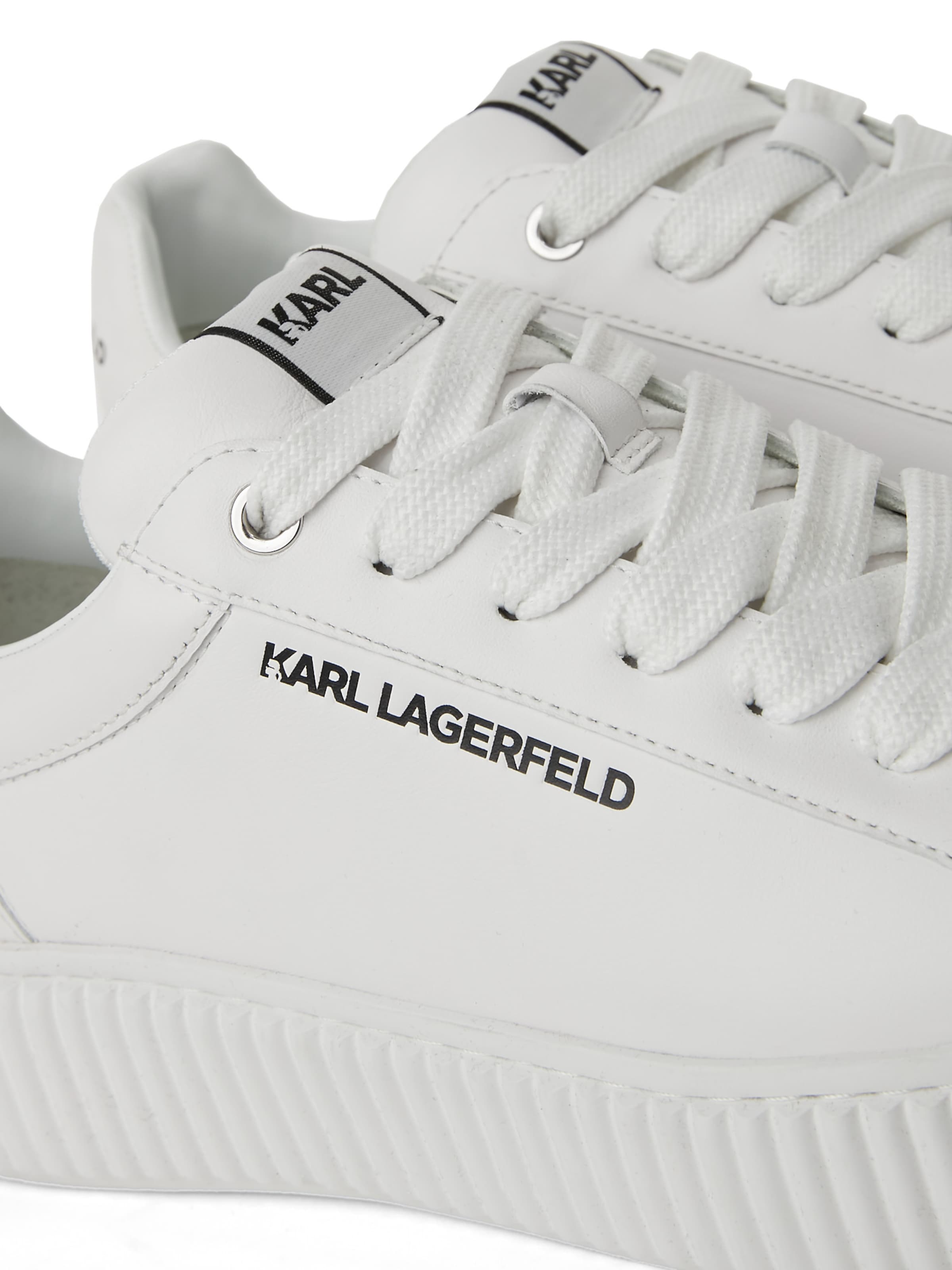 Karl Lagerfeld Σνίκερ χαμηλό 'Kreeper' σε λευκό