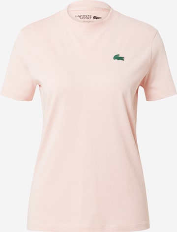 Lacoste Sport Performance Shirt in Pink: front