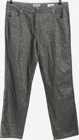 DressInn Five-Pocket-Hose in XXXL in Silver: front