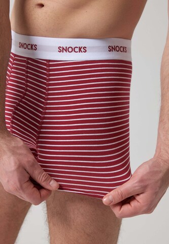 SNOCKS Boxer shorts in Red