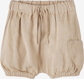 Pantalon 'Faher' NAME IT en beige : devant