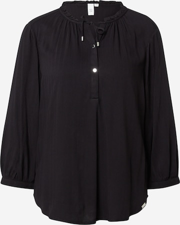 Q/S by s.Oliver Blouse in Black: front