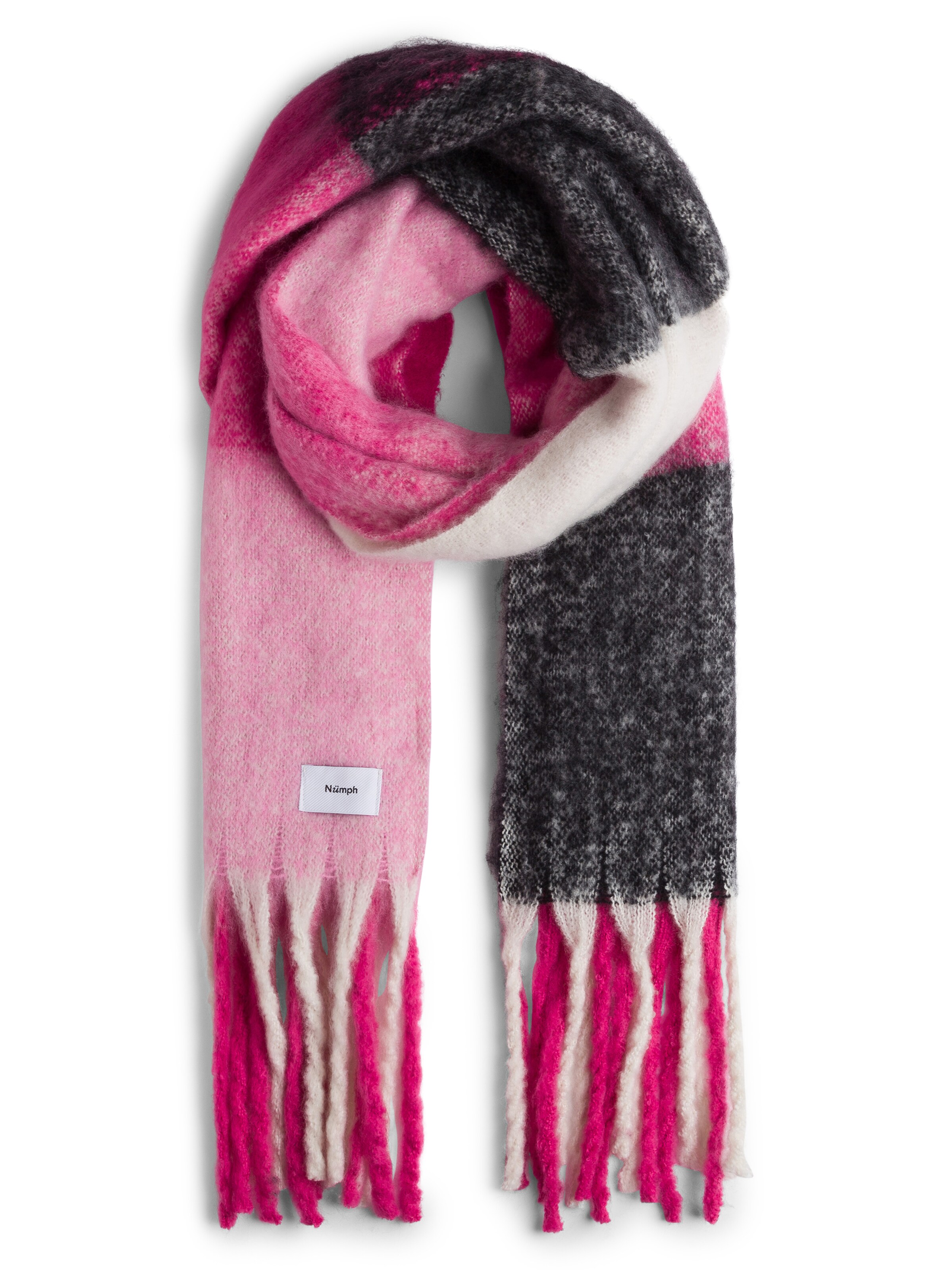 NÜMPH Schal 'Barbie' in Mischfarben: Vorderseite