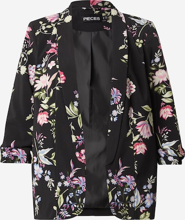 Blazer 'PCBOSS' PIECES Curve en noir : devant