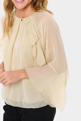Chemisier 'MavisSZ' SAINT TROPEZ en beige