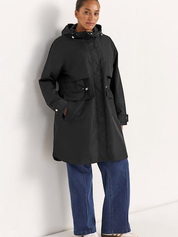 Cellbes of Sweden Stylische, gefütterte Parka in Schwarz: Vorderseite