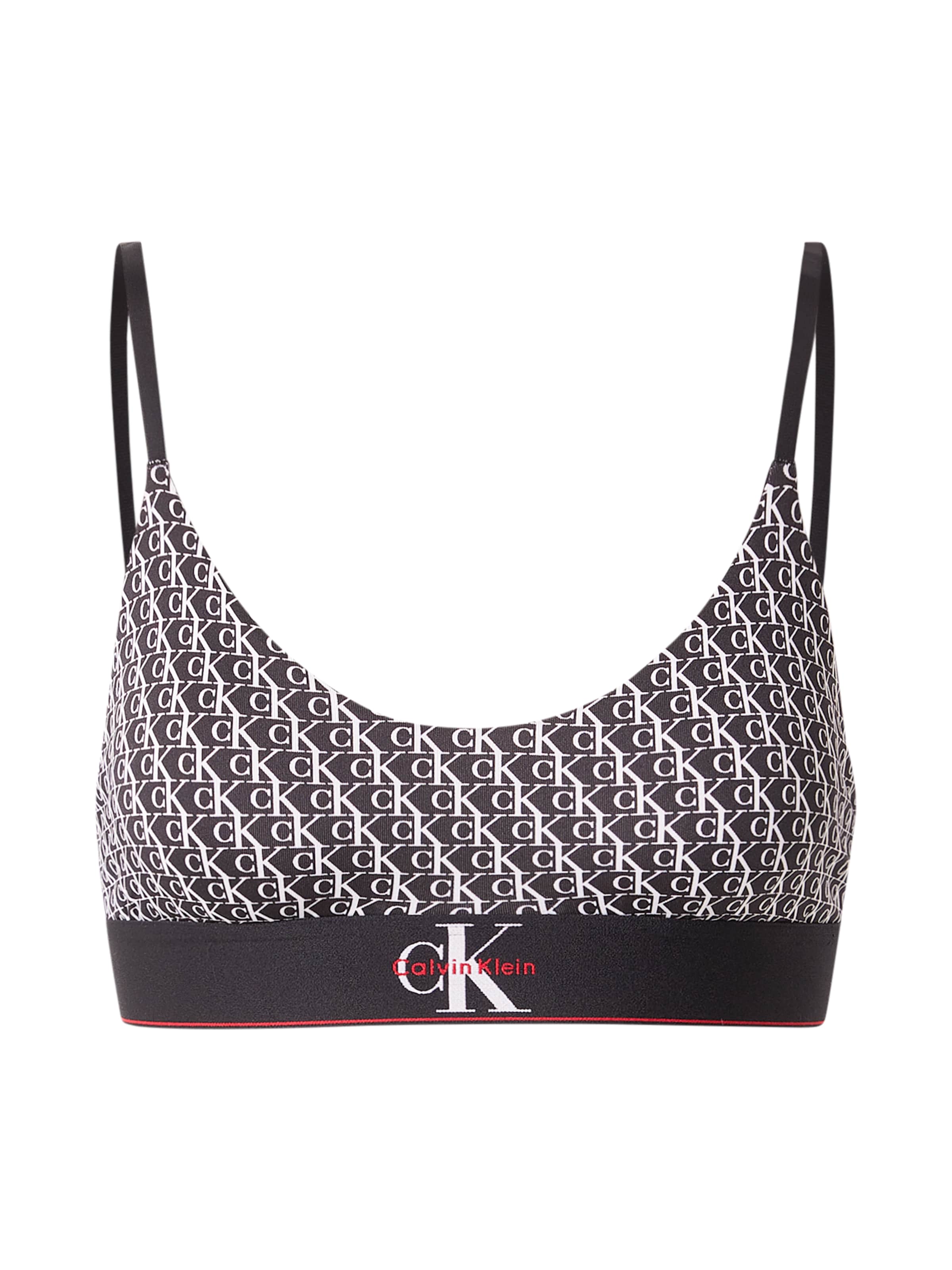 Calvin Klein Underwear Bustier BH in Zwart: voorkant