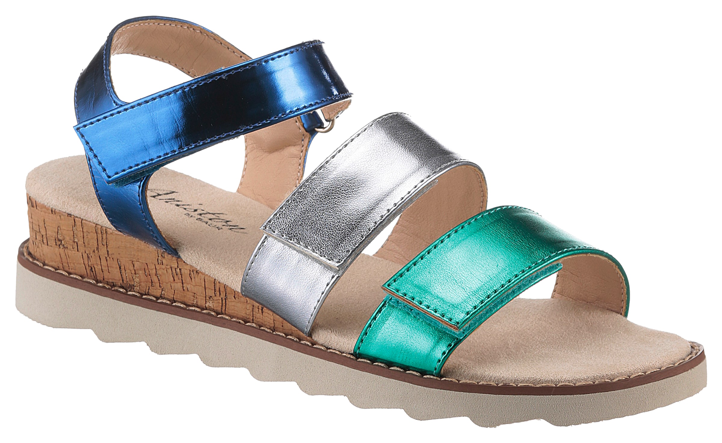 Aniston Sandale in Blau: Vorderseite