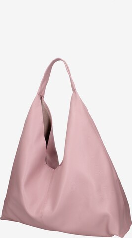 Sac bandoulière Roberta Rossi en rose : devant