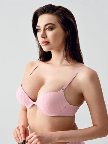 C&City Push-up Podprsenka – pink