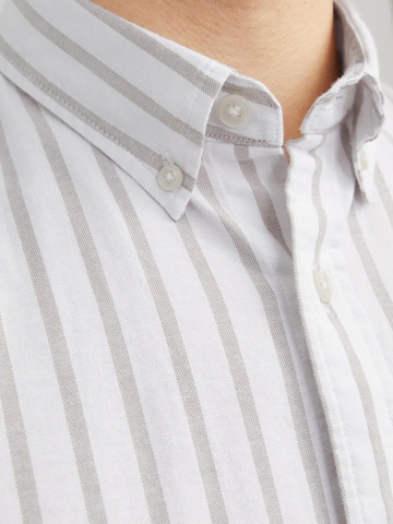 JACK & JONES Regular fit Button Up Shirt in White