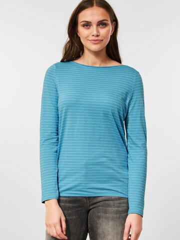 CECIL Shirt in Blauw: voorkant