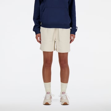 new balance Sportshorts 'Athletics' in Beige: Vorderseite