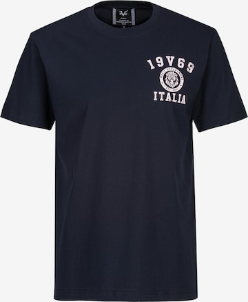 T-Shirt 'Tarek' 19V69 ITALIA en bleu : devant