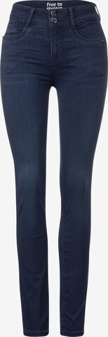 Skinny Jean STREET ONE en bleu : devant